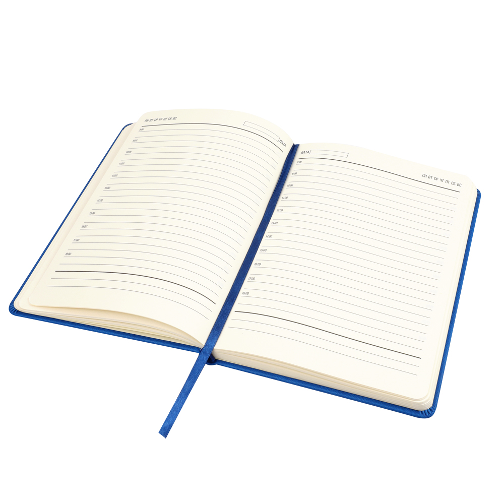 Ежедневник A5 недатированный Classique в твёрдом переплёте, синий арт. 51019.03 Ежедневник A5 недатированный Classique в твёрдом переплёте, синий арт. 51019.03