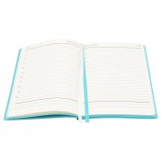 Ежедневник A5 недатированный Gabby в мягком переплёте, бирюзовый