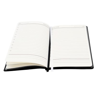 Ежедневник A5 недатированный Gabby в мягком переплёте, чёрный арт. 51018.02