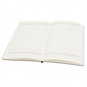 Ежедневник A5 недатированный Equator в мягком переплёте, серый с серебристым