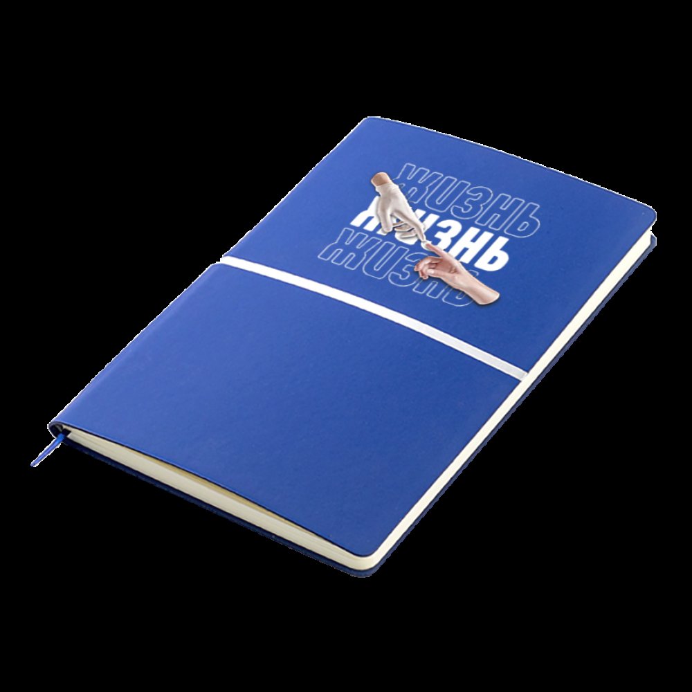 Ежедневник A5 недатированный Equator в мягком переплёте, синий с серебристым арт. 51015.26.09 Ежедневник A5 недатированный Equator в мягком переплёте, синий с серебристым арт. 51015.26.09