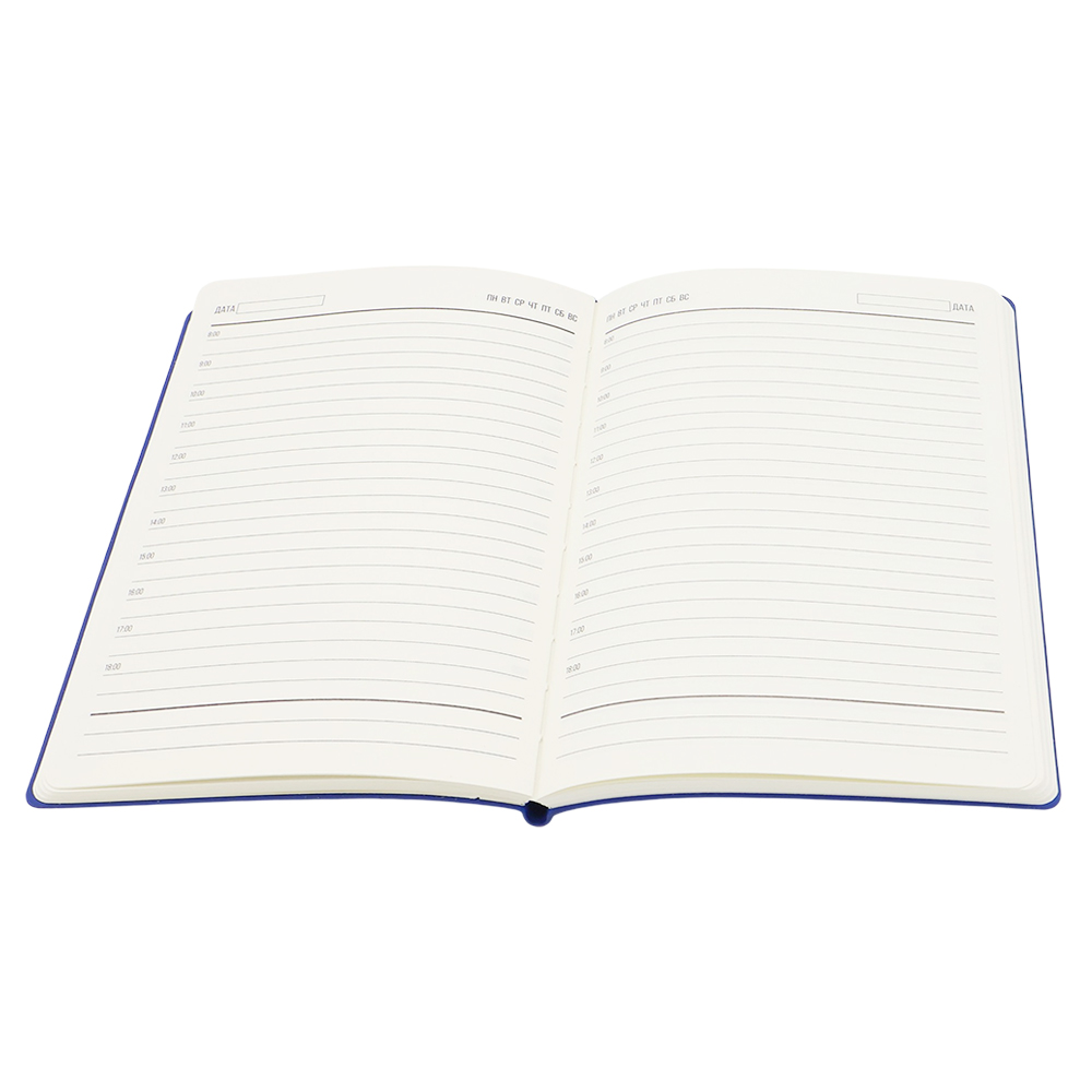 Ежедневник A5 недатированный Equator в мягком переплёте, синий с серебристым арт. 51015.26.09 Ежедневник A5 недатированный Equator в мягком переплёте, синий с серебристым арт. 51015.26.09