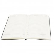 Ежедневник A5 недатированный Equator в мягком переплёте, чёрный с серебристым