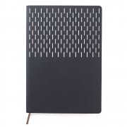 Ежедневник A5 недатированный Esmeralda в мягком переплёте, серый с серебристым арт. 51014.20.09