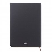 Ежедневник A5 недатированный Esmeralda в мягком переплёте, серый с серебристым