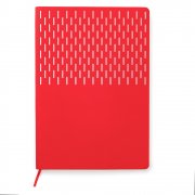 Ежедневник A5 недатированный Esmeralda в мягком переплёте, красный с серебристым арт. 51014.05.09