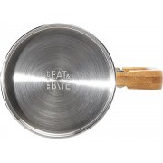 Френч-пресс в стальном корпусе и ручкой из бамбука «Coffee break»