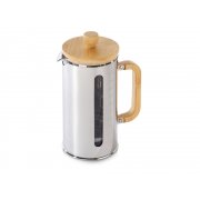 Френч-пресс в стальном корпусе и ручкой из бамбука «Coffee break»