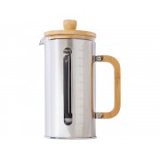 Френч-пресс в стальном корпусе и ручкой из бамбука «Coffee break»