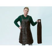 Набор: Фартук из натуральной кожи в тубусе