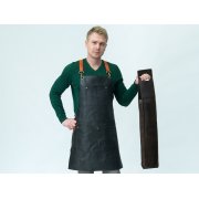 Набор: Фартук из натуральной кожи в тубусе