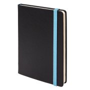 Набор подарочный HYPER: кружка, ежедневник, ручка; черный/голубой Черный арт. 39533/35/22