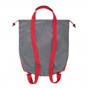 Сумка-рюкзак "Carry" серый с красным