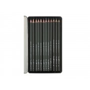 Набор из 12 чернографитовых карандашей «Sketch & Art» В - 14В