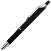 Ручка шариковая Chromos Soft Touch, черная арт. 17694.30