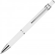 Ручка шариковая Chromos Soft Touch, белая арт. 17694.60