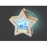 Новогодняя подвеска с подсветкой «Звезда» арт. 625336p Новогодняя подвеска с подсветкой «Звезда» арт. 625336p