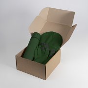 Набор подарочный GET WARM: перчатки, шапка, термос; зеленый Зеленый арт. 39531/17