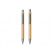 Подарочный набор «Tender bamboo» с шариковой ручкой и механическим карандашом из бамбука арт. 13473.09 Подарочный набор «Tender bamboo» с шариковой ручкой и механическим карандашом из бамбука арт. 13473.09