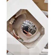 Оформительский шар Finery, 10 см, глянцевый серебристый