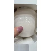 Оформительский шар Finery, 8 см, глянцевый белый