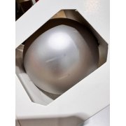 Оформительский шар Finery, 8 см, матовый серебристый