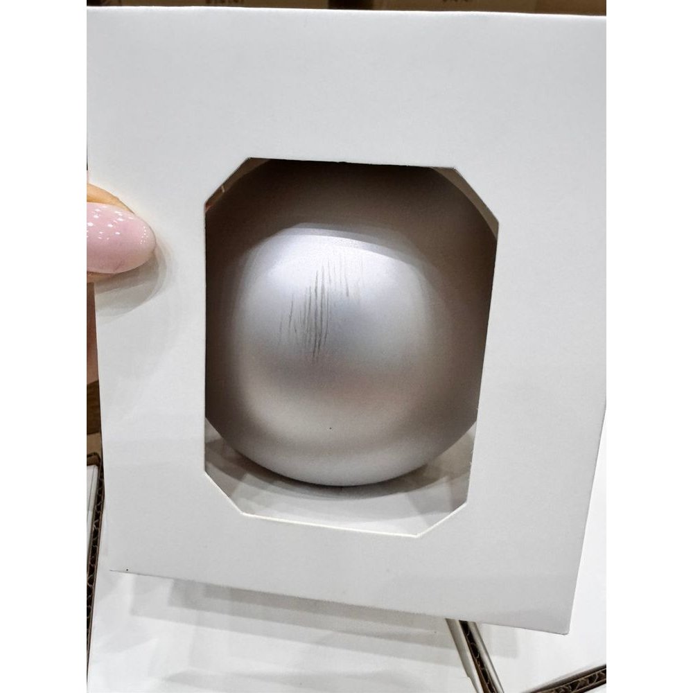 Оформительский шар Finery, 10 см, матовый серебристый арт. 17681.10 Оформительский шар Finery, 10 см, матовый серебристый арт. 17681.10