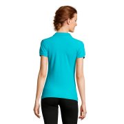 Рубашка поло женская PEOPLE 210 Бирюзовый