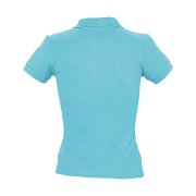 Рубашка поло женская PEOPLE 210 Бирюзовый