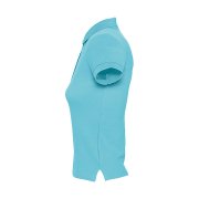 Рубашка поло женская PEOPLE 210 Бирюзовый