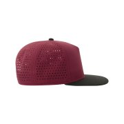 Бейсболка BANK FIVE-S, 5 клиньев, пластиковая застёжка Бордовый