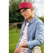 Бейсболка BANK FIVE-S, 5 клиньев, пластиковая застёжка Светло-серый