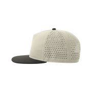 Бейсболка BANK FIVE-S, 5 клиньев, пластиковая застёжка Светло-серый