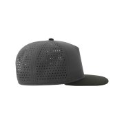 Бейсболка BANK FIVE-S, 5 клиньев, пластиковая застёжка Темно-серый