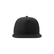 Бейсболка BANK FIVE-S, 5 клиньев, пластиковая застёжка Черный