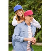 Бейсболка BANK FIVE-S, 5 клиньев, пластиковая застёжка Черный