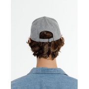 Бейсболка Woolridge, серый меланж