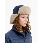 Шапка-ушанка Wasa, темно-синяя