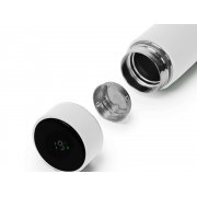 Термос FAMILY MARK LED, индикатор, soft touch