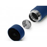 Термос FAMILY MARK LED, индикатор, soft touch