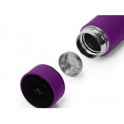 Термос FAMILY MARK LED, индикатор, soft touch