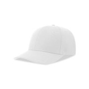 Бейсболка BEAT-S, 6 клиньев, пластиковая застежка Белый
