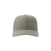 Бейсболка BEAT-S, 6 клиньев, пластиковая застежка Светло-серый