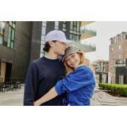 Бейсболка BEAT-S, 6 клиньев, пластиковая застежка Черный