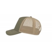 Бейсболка RAPPER CANVAS-S, 5 клиньев, пластиковая застёжка Оливковый