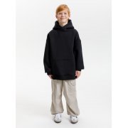 Худи детское оверсайз Junipero, черное