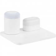 Станция беспроводной зарядки с колонкой и ночником Trilogy, белая арт. 16577.60 Станция беспроводной зарядки с колонкой и ночником Trilogy, белая арт. 16577.60