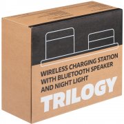 Станция беспроводной зарядки с колонкой и ночником Trilogy, белая арт. 16577.60 Станция беспроводной зарядки с колонкой и ночником Trilogy, белая арт. 16577.60