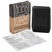 Органайзер с беспроводной зарядкой и набором адаптеров Octopod, черный арт. 16877.30 Органайзер с беспроводной зарядкой и набором адаптеров Octopod, черный арт. 16877.30