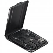 Органайзер с беспроводной зарядкой и набором адаптеров Octopod, черный арт. 16877.30 Органайзер с беспроводной зарядкой и набором адаптеров Octopod, черный арт. 16877.30